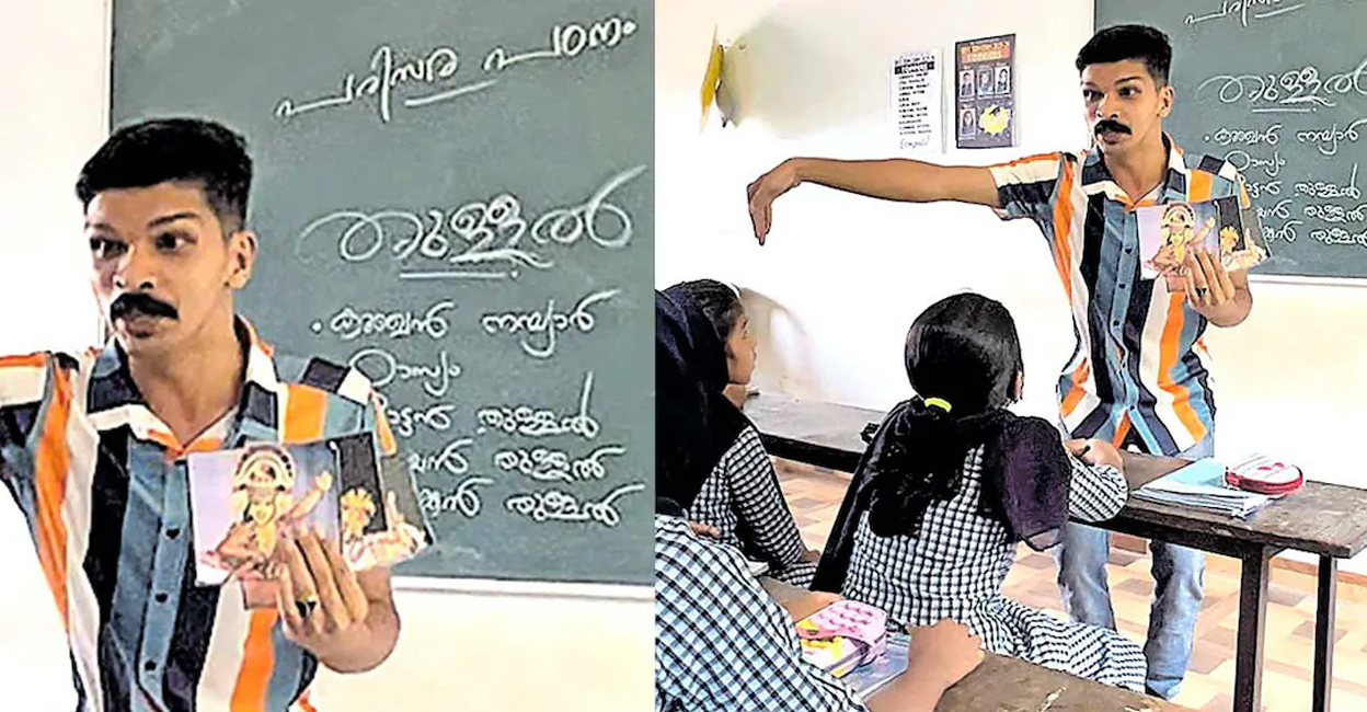 This Kerala teacher’s unique way of teaching is winning hearts