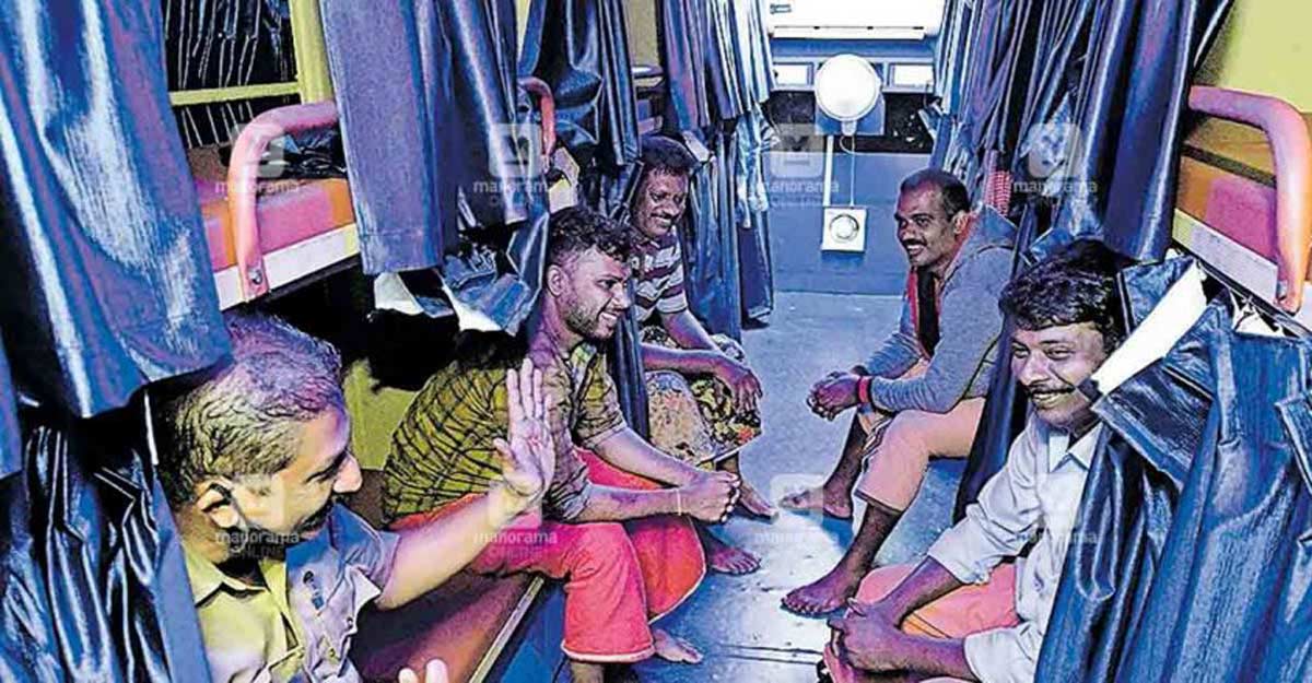KSRTC readies AC sleeper bus for employees to take rest