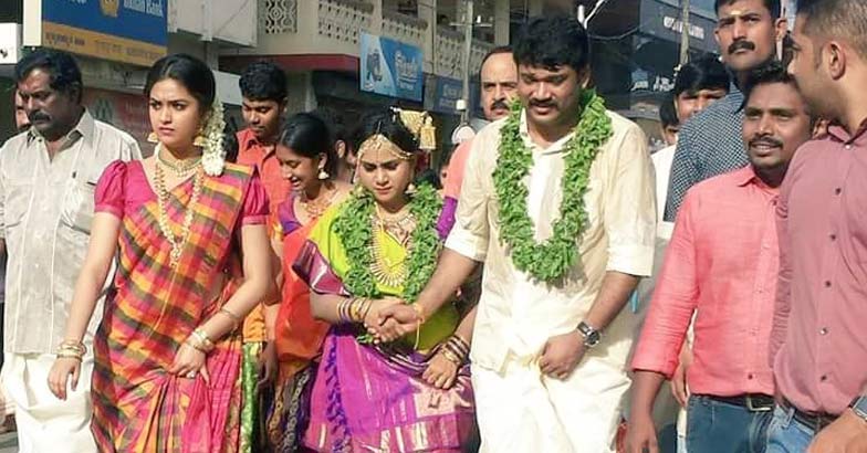 Keerthy Suresh's sister Revathy enters into wedlock | pix | Keerthy Suresh | sister | wedding | Marriage | revathy | Entertainment News | Movie News | Film News