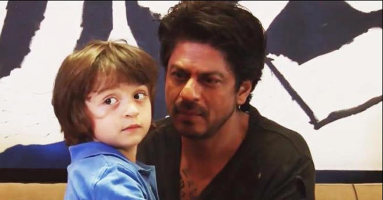 Shah Rukh Khan with AbRam