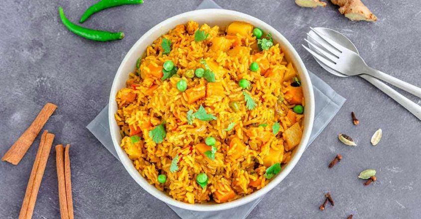 One pot vegetable rice