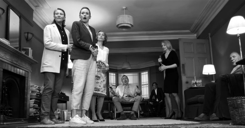 The Party: a black comedy in black and white