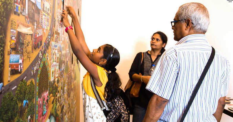 Orijit Sen's installation