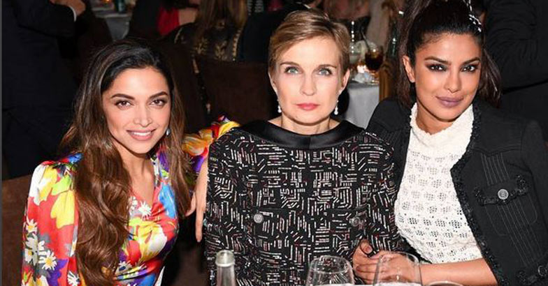Deepika, Priyanka dazzle in sequins at Oscars after-party