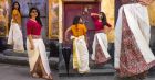Mundu as a fashion statement for women Mundu as a fashion statement for women