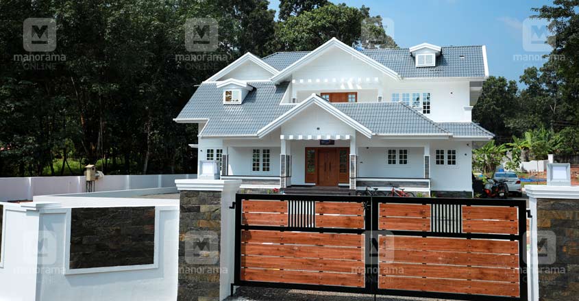 Kerala House Color Design - WoodsInfo