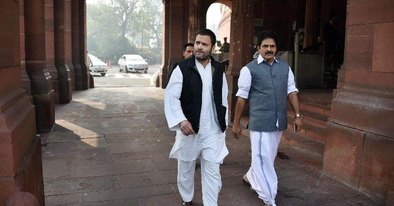 Rahul Gandhi with K.C. Venugopal Rahul Gandhi with K.C. Venugopal