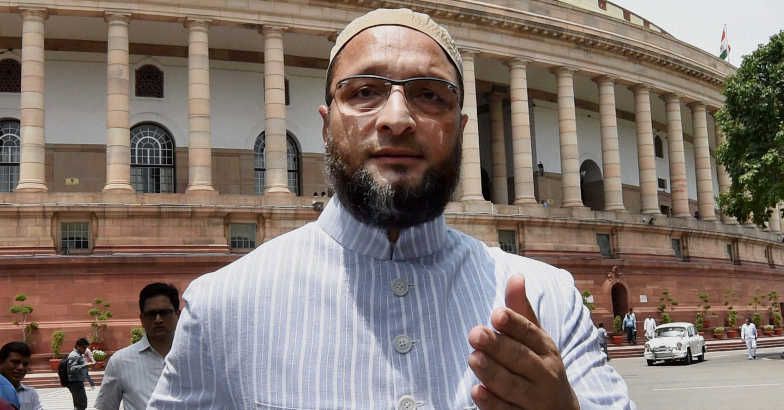 Owaisi flayed in Par'l over 'Bharat mata' remark