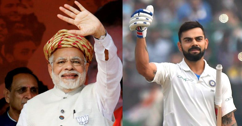 Modi's Twitter following grows by 52%, Virat Kohli's 61%