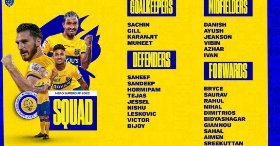 11 Malayalis in Kerala Blasters squad for Super Cup | Football News