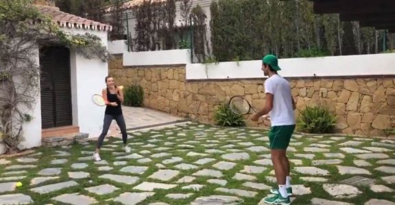 Djokovic, wife take up Murray's '100-volley' challenge | | Video | Tennis News | Onmanorama