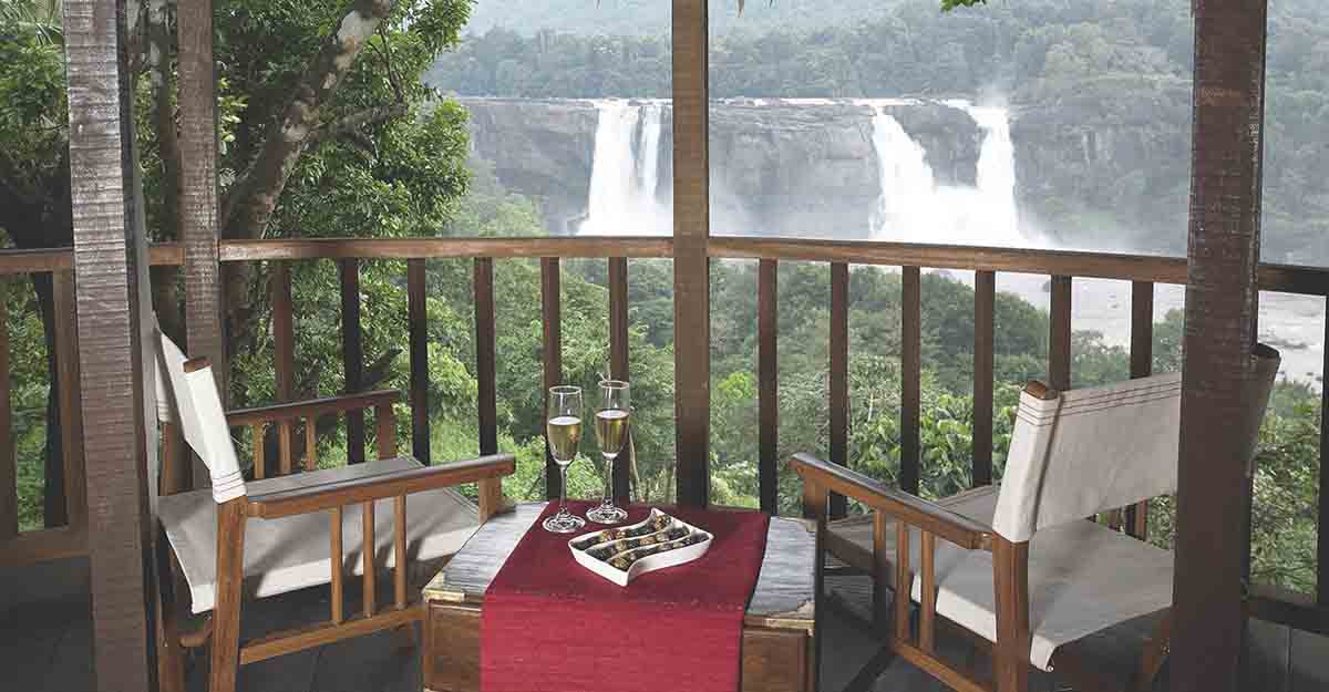 Rainforest Resort lies in the lap of Athirappilly falls