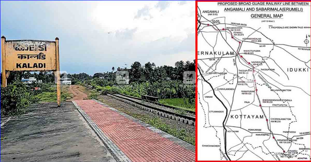 Sabari Railway Line Route Map Sabari Rail Gets A New Lease Of Life, Kerala To Chip In With Half The  Project Cost | Onmanorama Travel