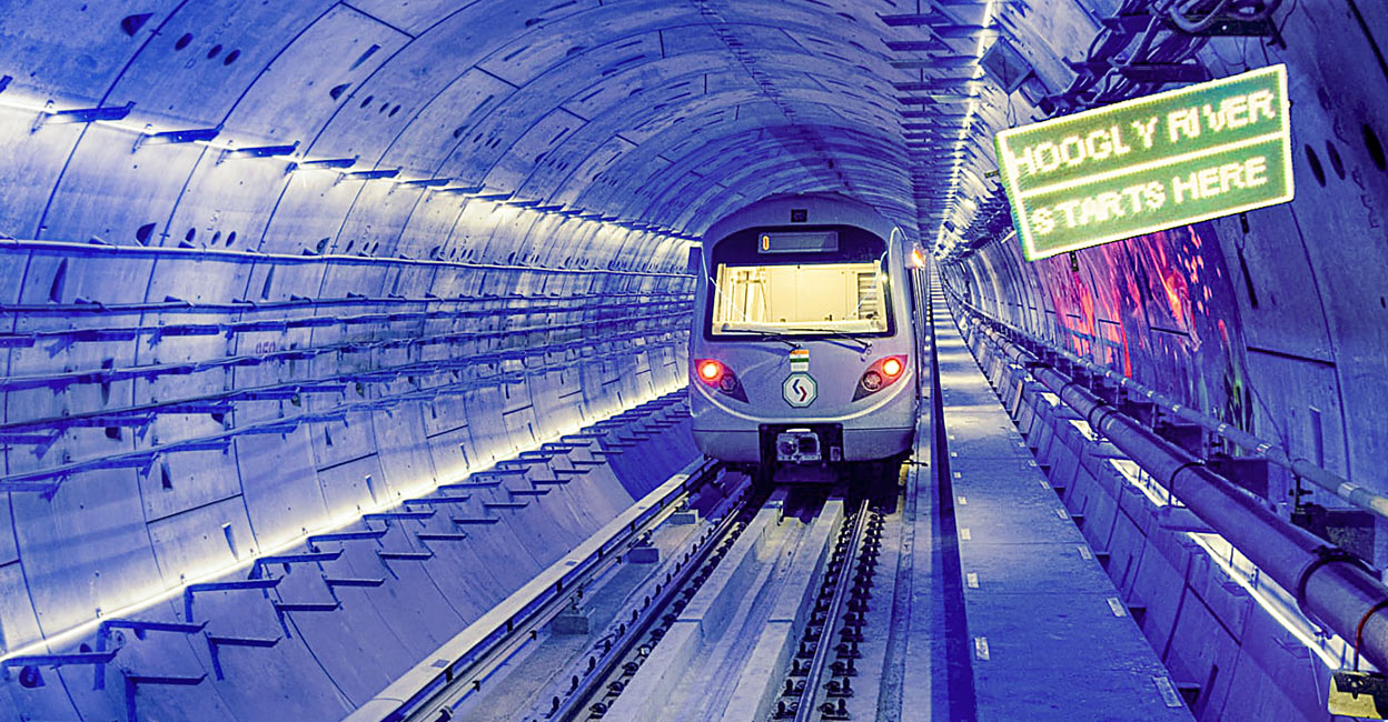 India's first underwater metro in Kolkata: Aquatic blue light, images of fishes enthrall riders 