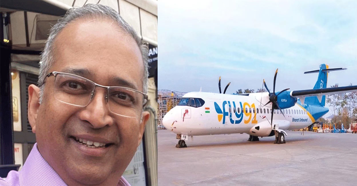 Malayali Manoj Chacko on his Fly91 airline: The aim is to increase air connectivity between small towns
