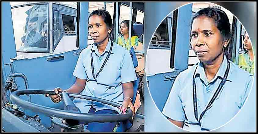 Here's the first woman to drive a KSRTC superfast bus